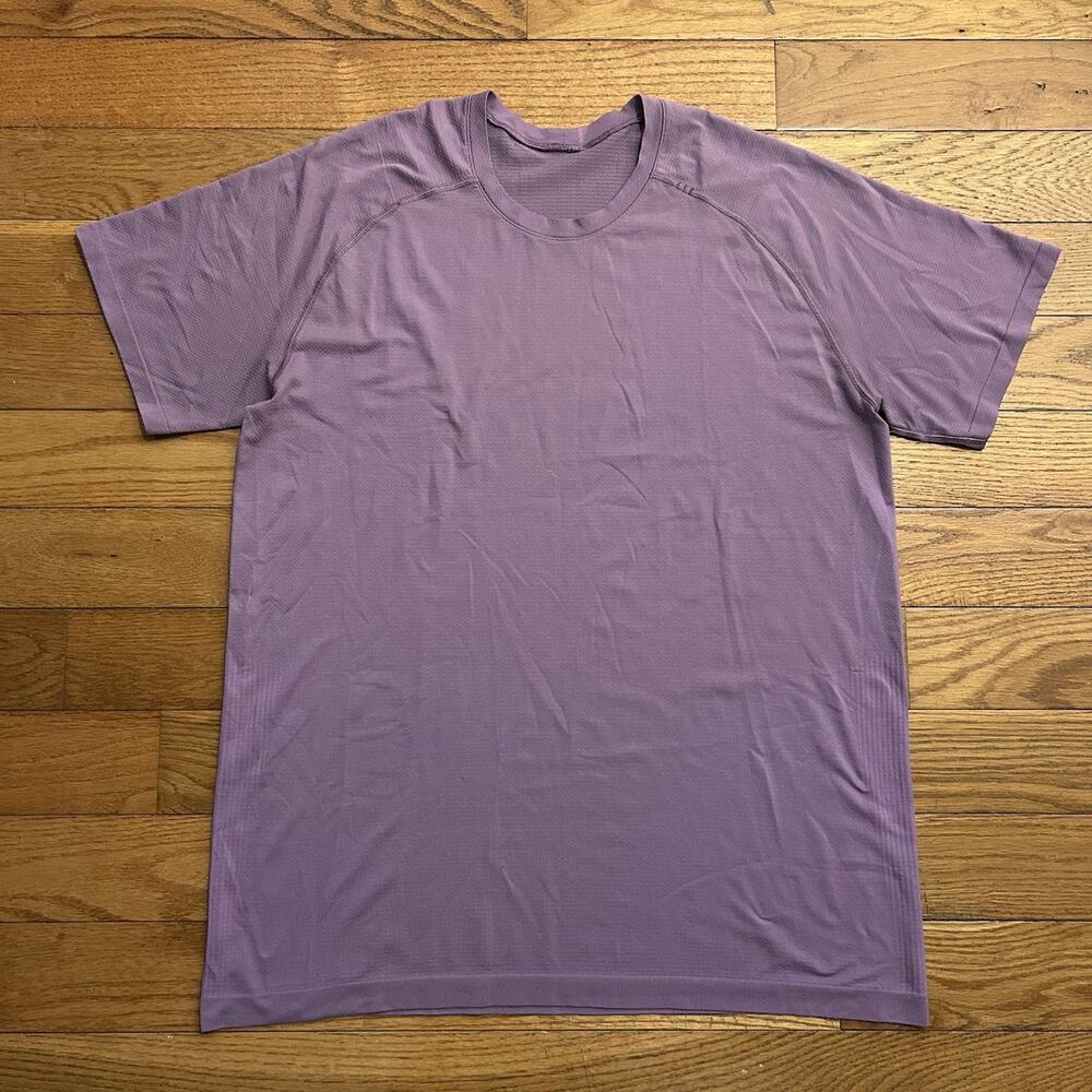Lululemon Metal Vent Tech Purple Athletic Performance Tee Shirt XL